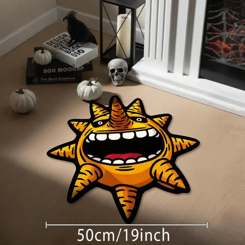 VIKAMA Creative Sun-Shaped Area Rug