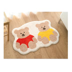 Cute Bear Imitation-Cashmere Floor Mat