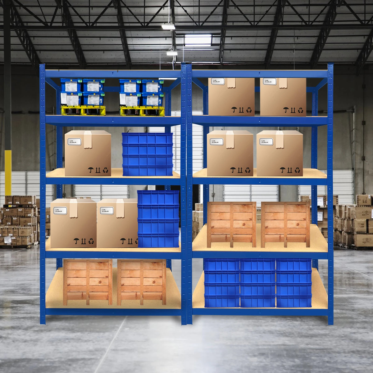 5-Tier Heavy-Duty Adjustable Storage Shelving