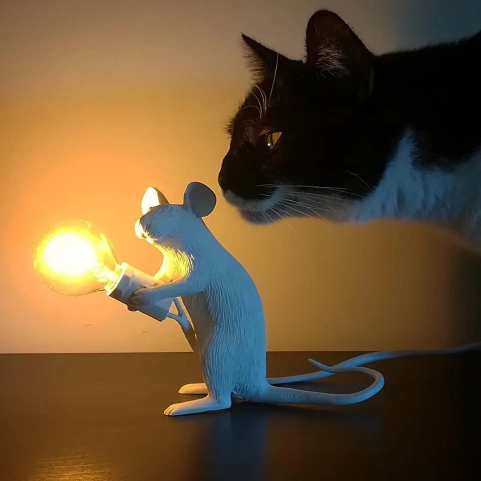 USB Nordic Mouse LED Table Lamp