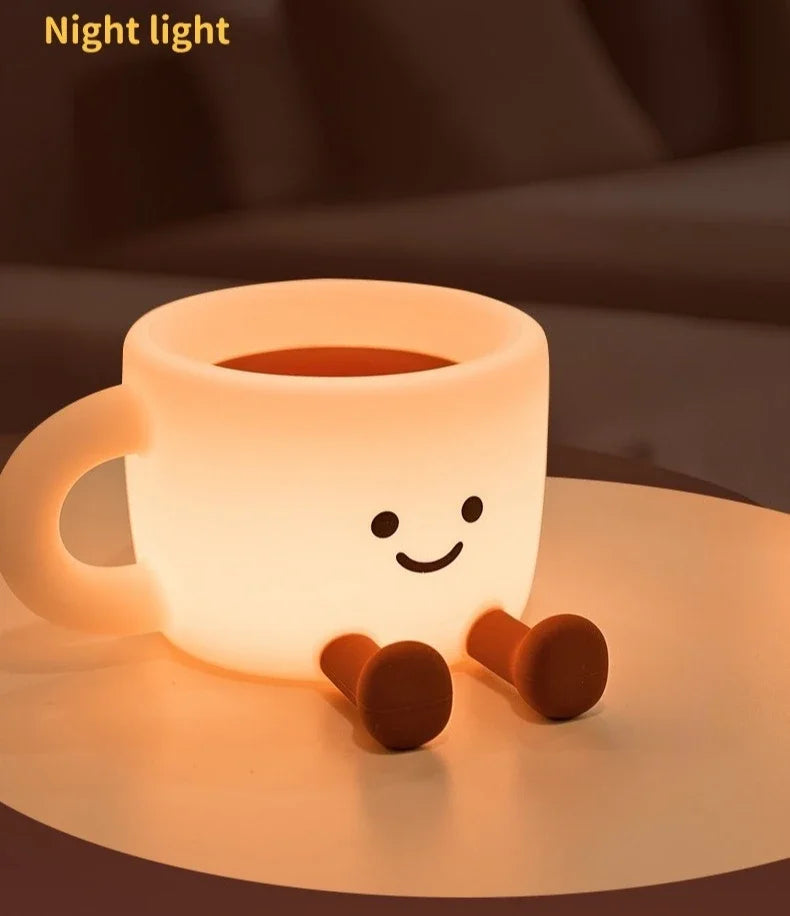 Rechargeable Coffee Cup Silicone Night Light