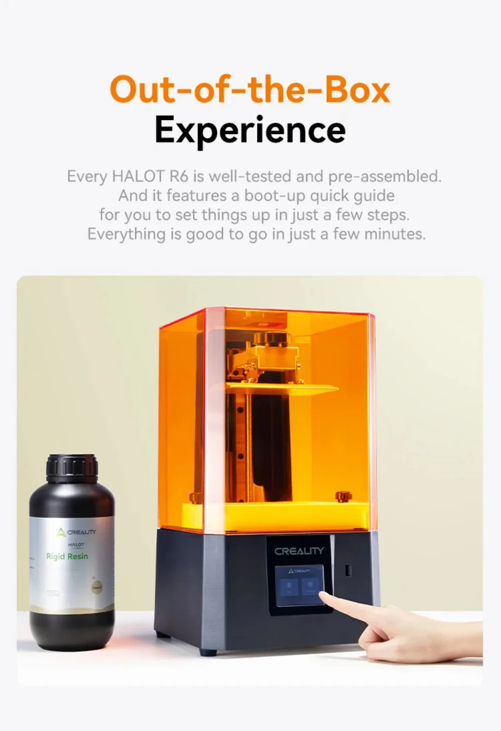 Creality HALOT R6 2K Resin 3D Printer