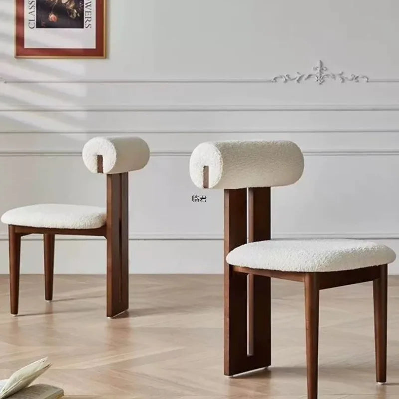 Solid Wood Upholstered Dining Chair