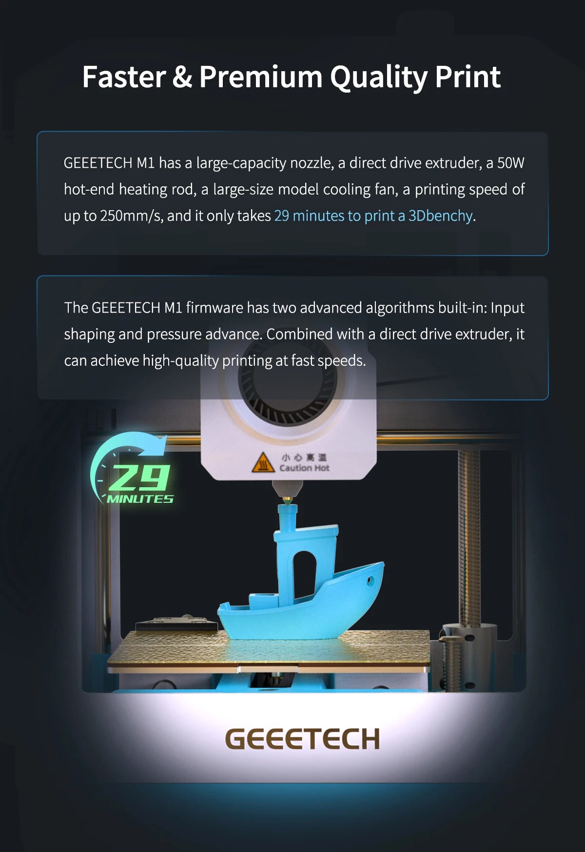 Geeetech M1 Mini 3D Printer