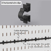 BHorizontal wireclip