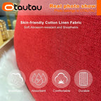 Filled 70 cm Cotton-Linen Bean Bag Chair