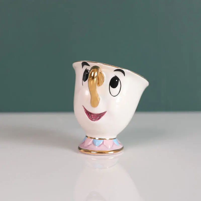 Beauty and the Beast Style Ceramic Teapot & Cup