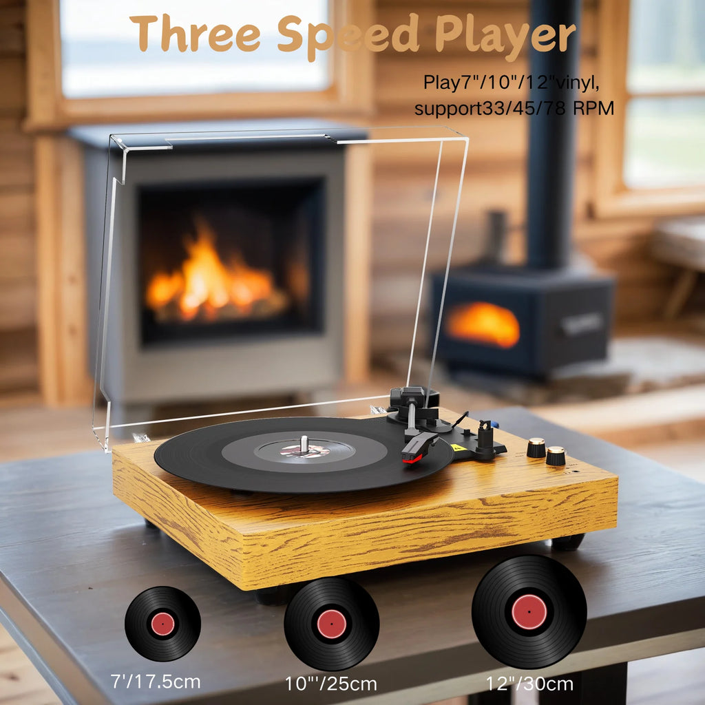 Maio E300 Belt-Driven 3-Speed Turntable