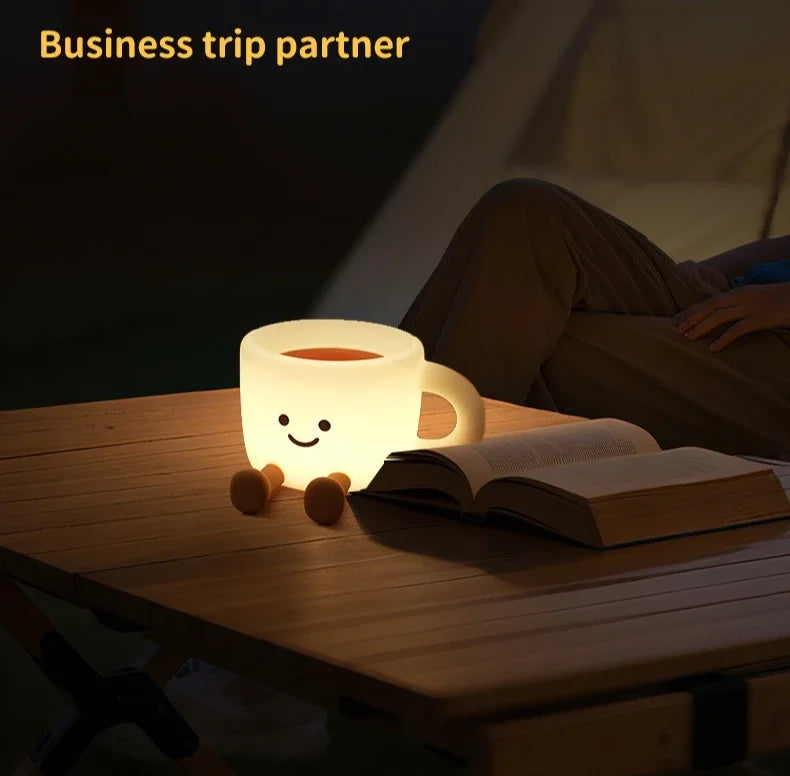 Rechargeable Coffee Cup Silicone Night Light