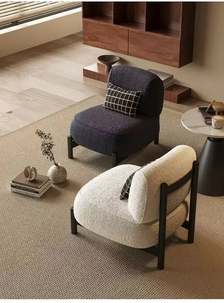Wabi-Sabi Fabric Accent Chair