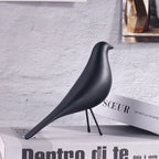Minimalist Colorful Bird Resin Sculpture