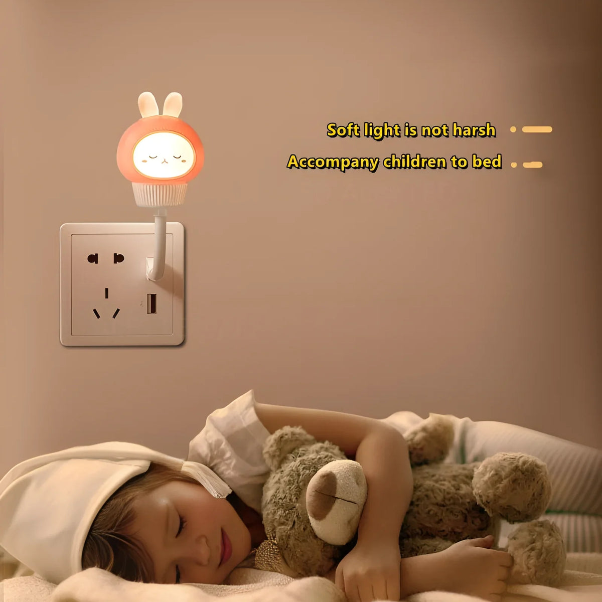 USB Cartoon Animal Night Light