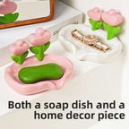 Tulip Self-Draining Soap Dish