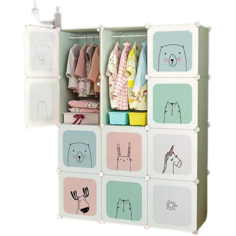 Modern Sliding-Door Wardrobe with Drawers