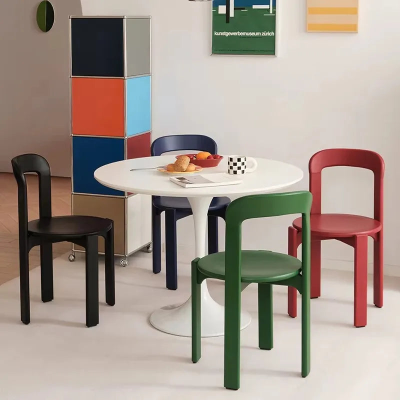Rey-Style Beech Wood Dining Chair