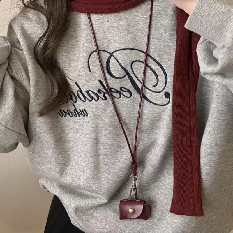Retro Mini Leather Bag Pendant Necklace