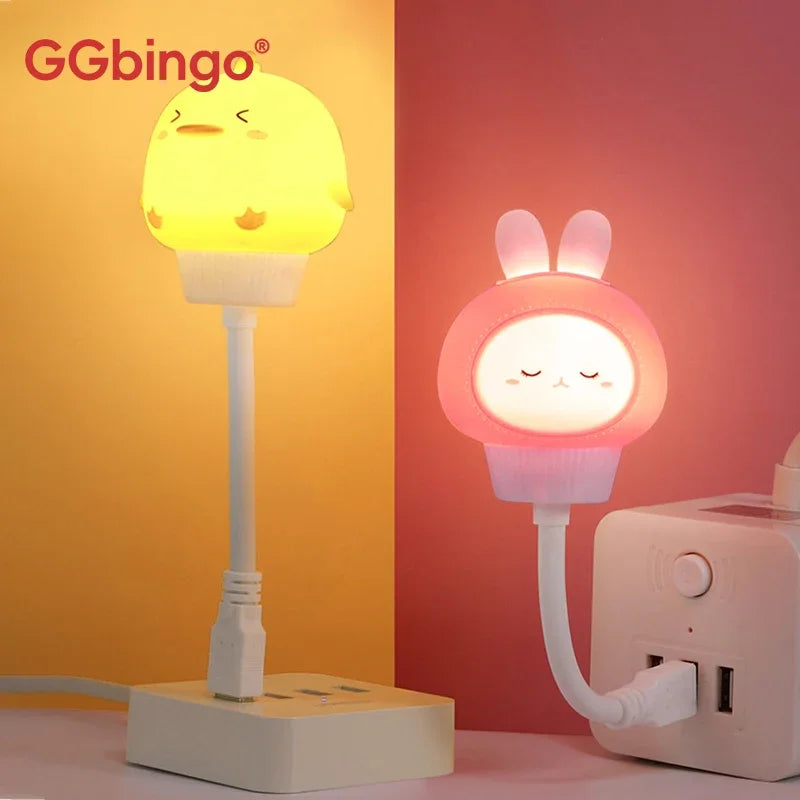 USB Cartoon Animal Night Light