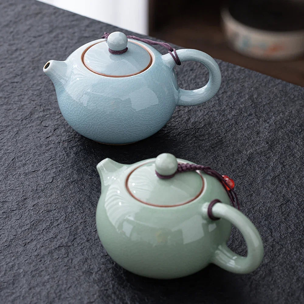 Ge Yao Ice-Crack Ceramic Tea Set Pieces