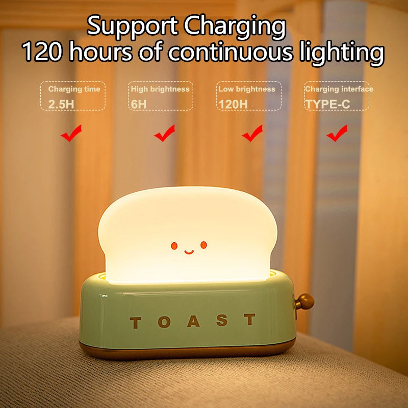 Rechargeable Toaster Night Light