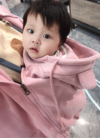 Winter Maternity Baby Carrier Hooded Coat
