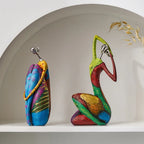 Abstract Love Resin Sculpture