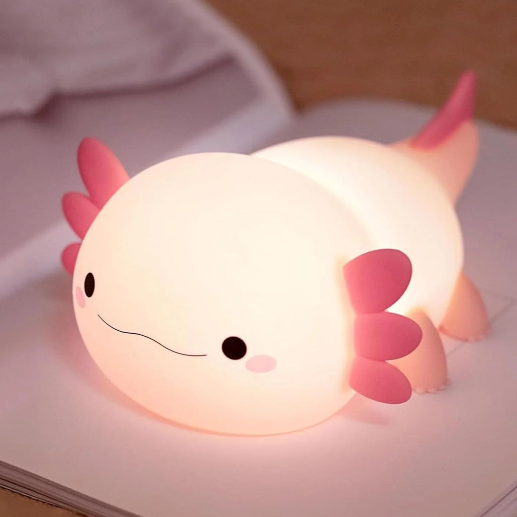 Purple Axolotl Silicone Night Light