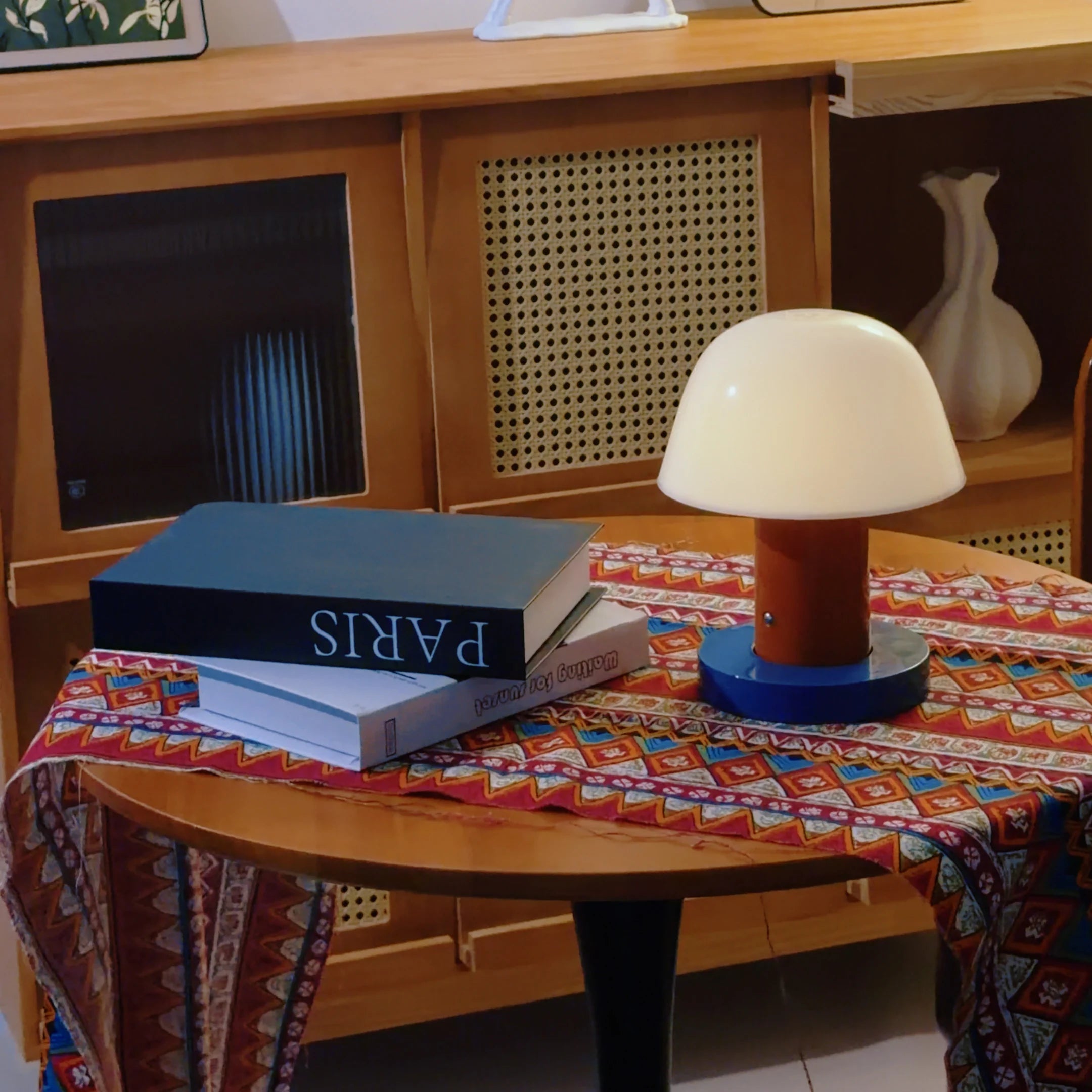 Rechargeable Mushroom Table Lamp
