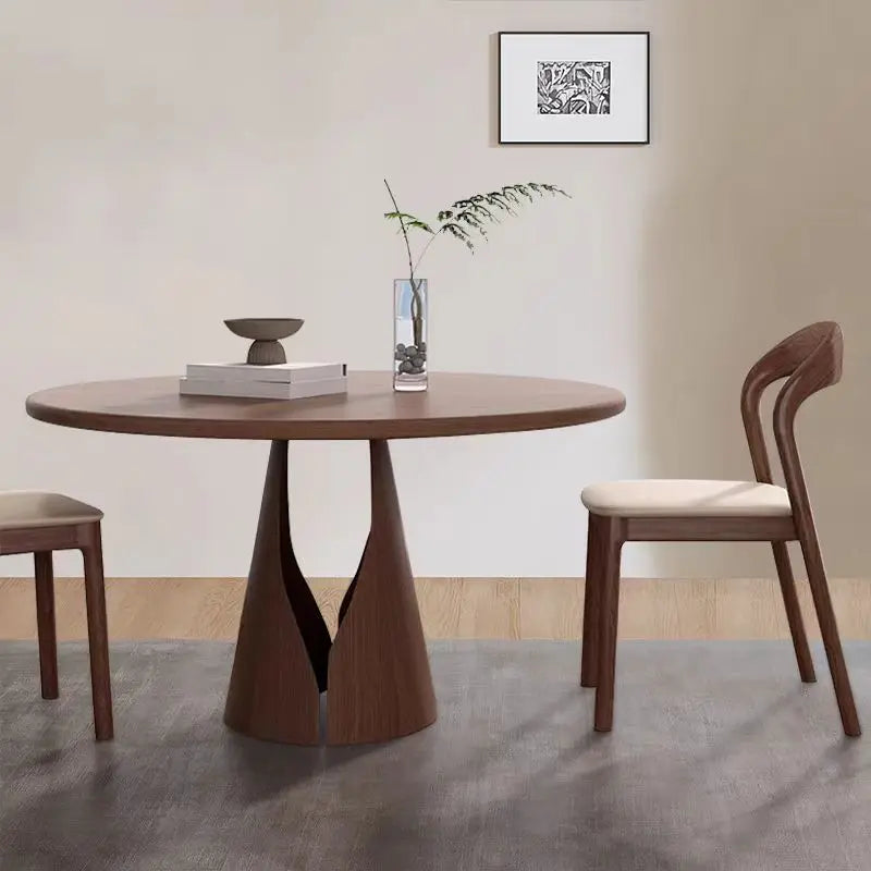 Solid Wood Leather Dining Chair