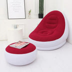 Inflatable Lounge Chair with Footstool
