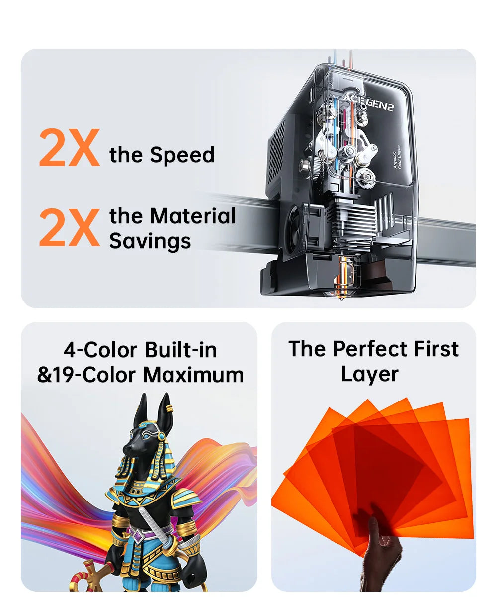 Anycubic Kobra X Multicolor 3D Printer