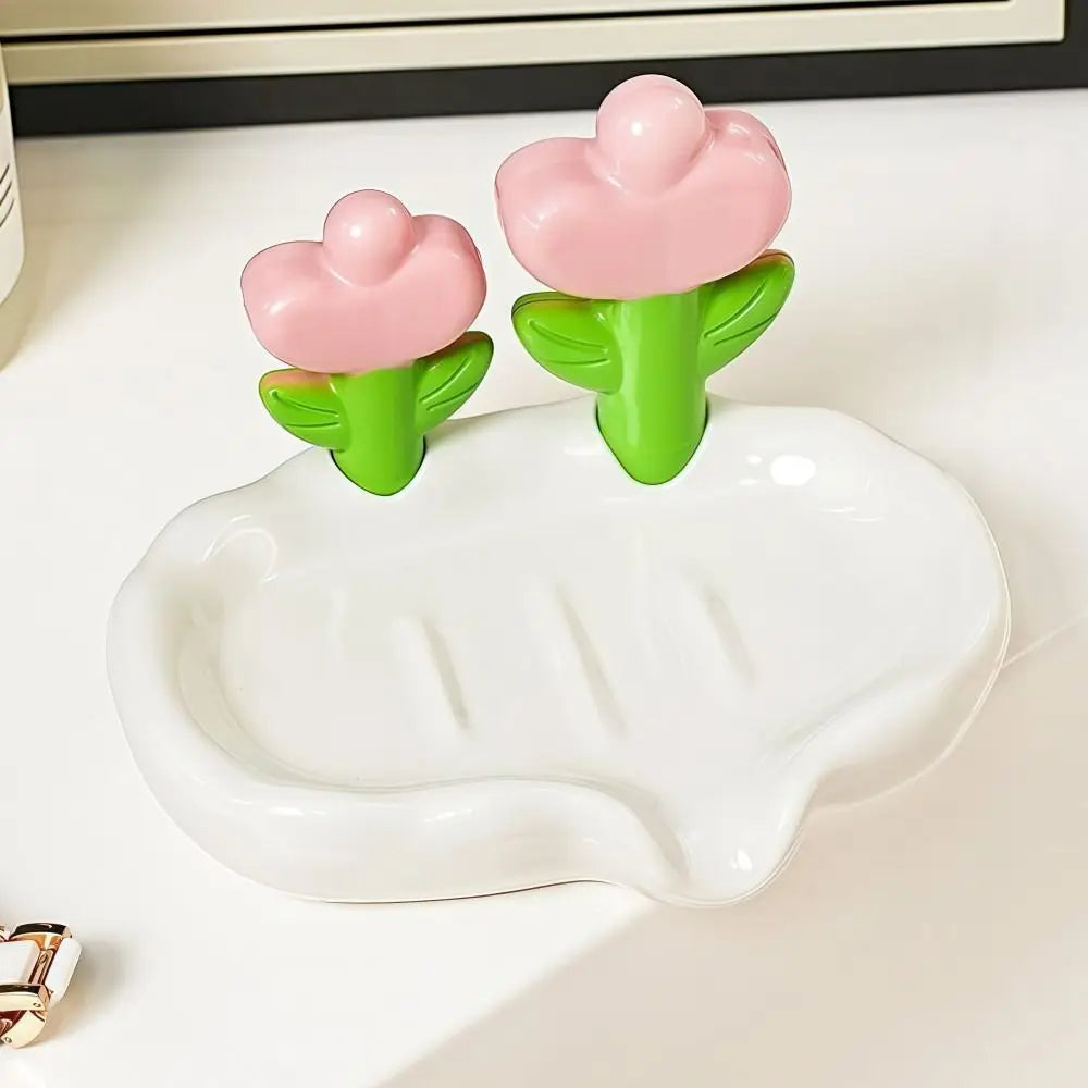 Tulip Self-Draining Soap Dish