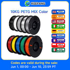 PETG 1.75 mm 3D Printer Filament - 5 kg / 10 kg