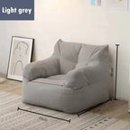 Double-Seat Washable Fabric Bean Bag Sofa