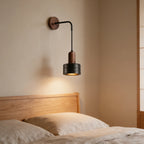 Yellow Travertine Stone Wall Lamp