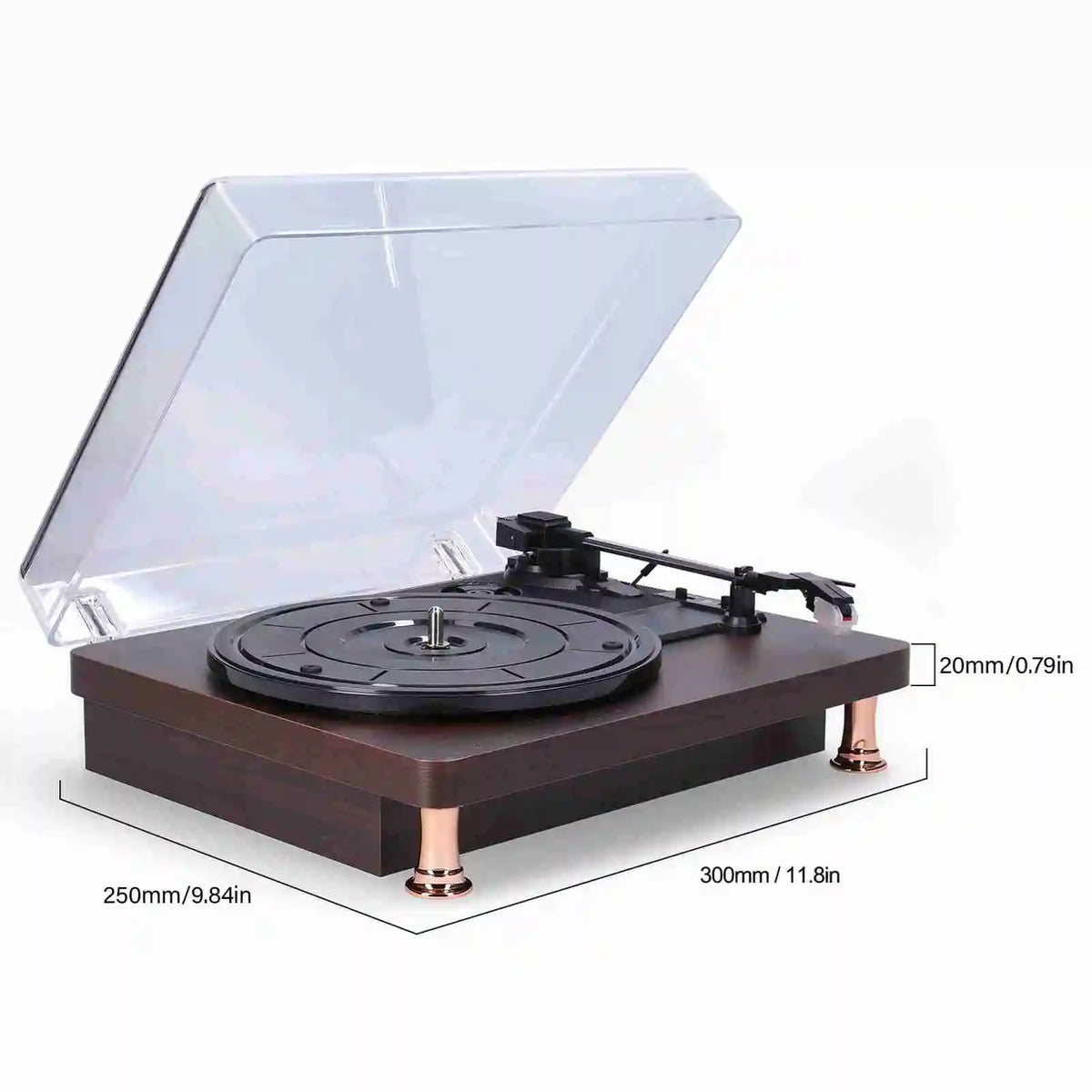 Portable 3-Speed Record Player