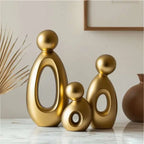 Modern Family Resin Sculpture