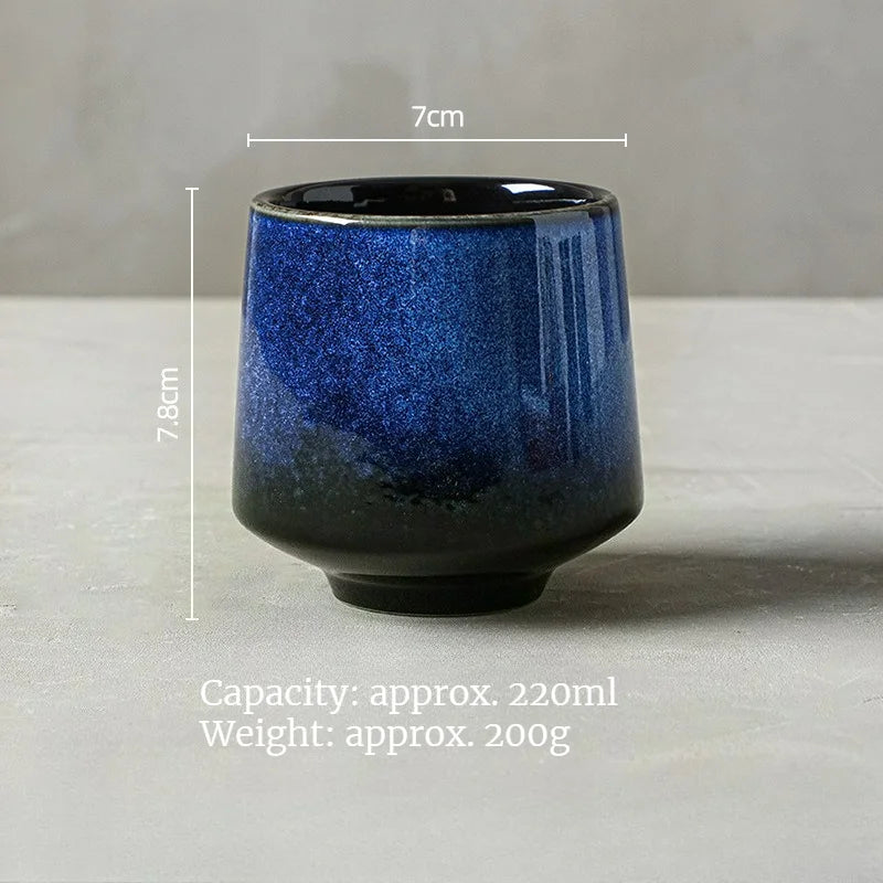 Vintage Coarse Stoneware Tea & Coffee Cup
