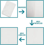 VIKAMA Cartoon Non-Slip Flannel Area Rug