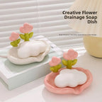 Tulip Self-Draining Soap Dish