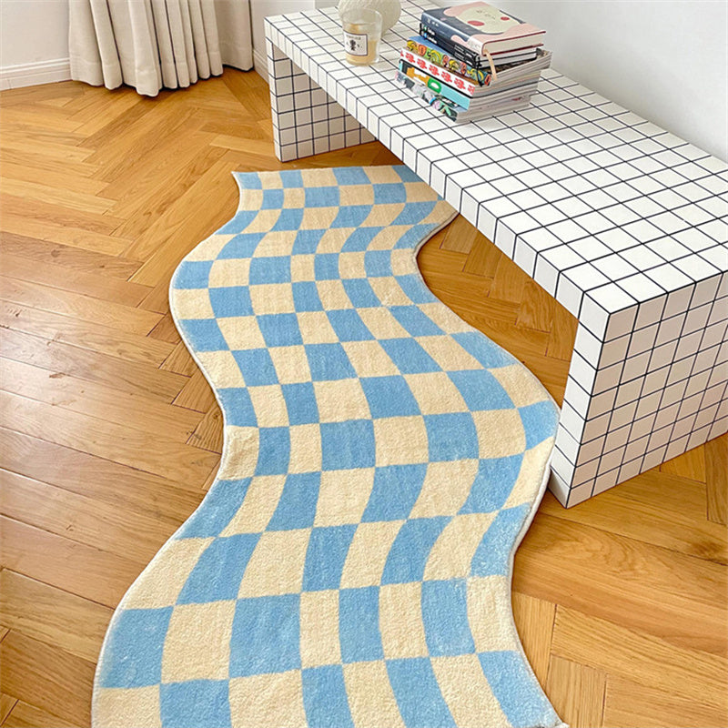 Modern And Stylish Irregular Checkerboard Rug - product image 4