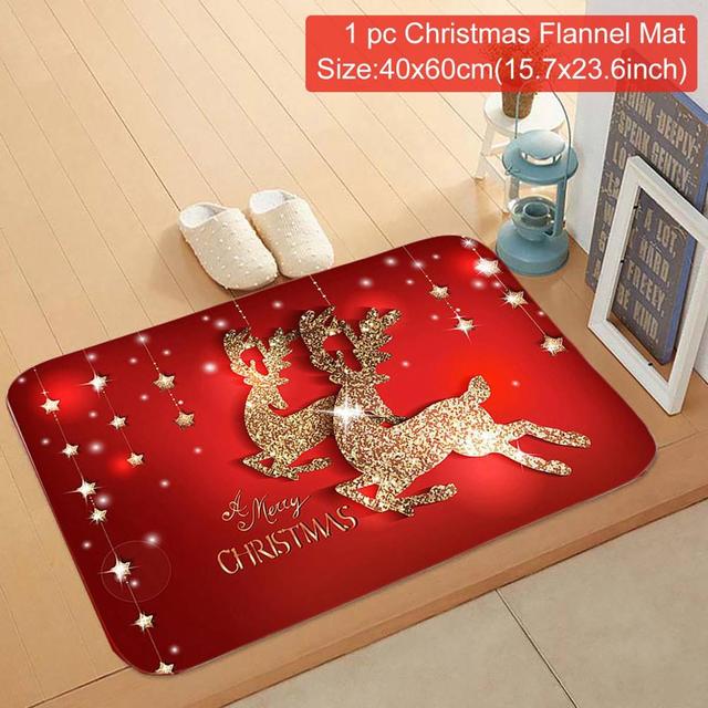 Outdoor Cotton Rug For Santa Claus Celebration