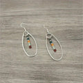Turquoise Beaded Bohemian Vintage Earrings - product image 5