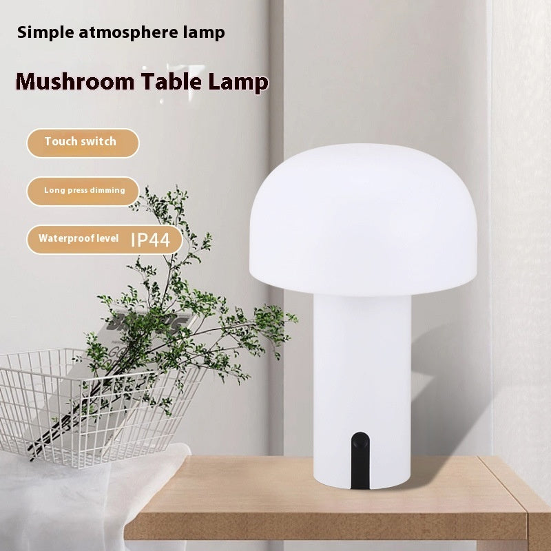 LED Mushroom Touch Table Lamp