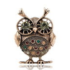 Diamond Cute Owl Vintage Brooch - product image 5