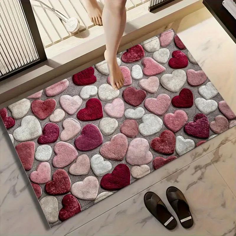 Caring Valentines Day Cashmere-Feel Bathroom Rug - product image 10