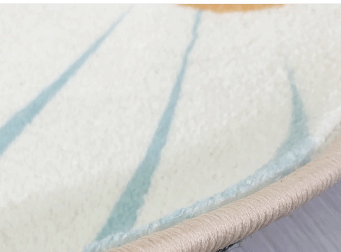 Cartoon Round Thickened Lovely Bedroom Rug - product image 3
