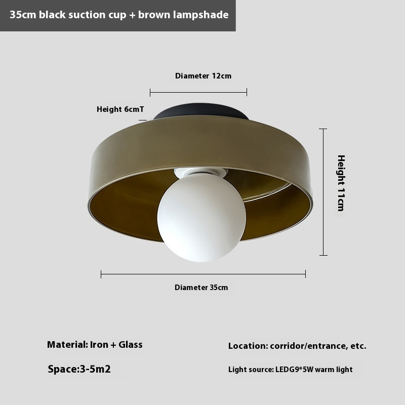 French Retro Glass Ceiling Light - product image 10