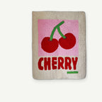 Handmade cherry bedroom rug