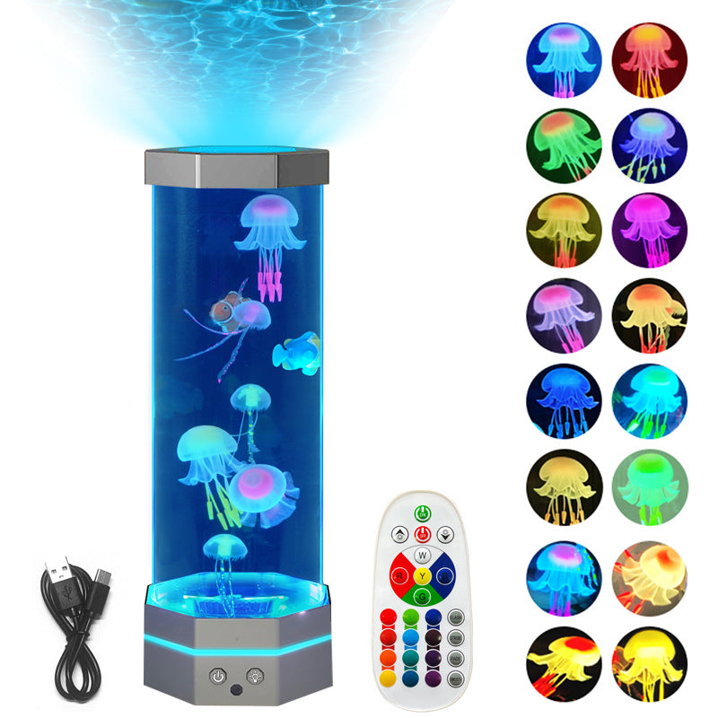 15-Inch RGB Jellyfish Lava Lamp