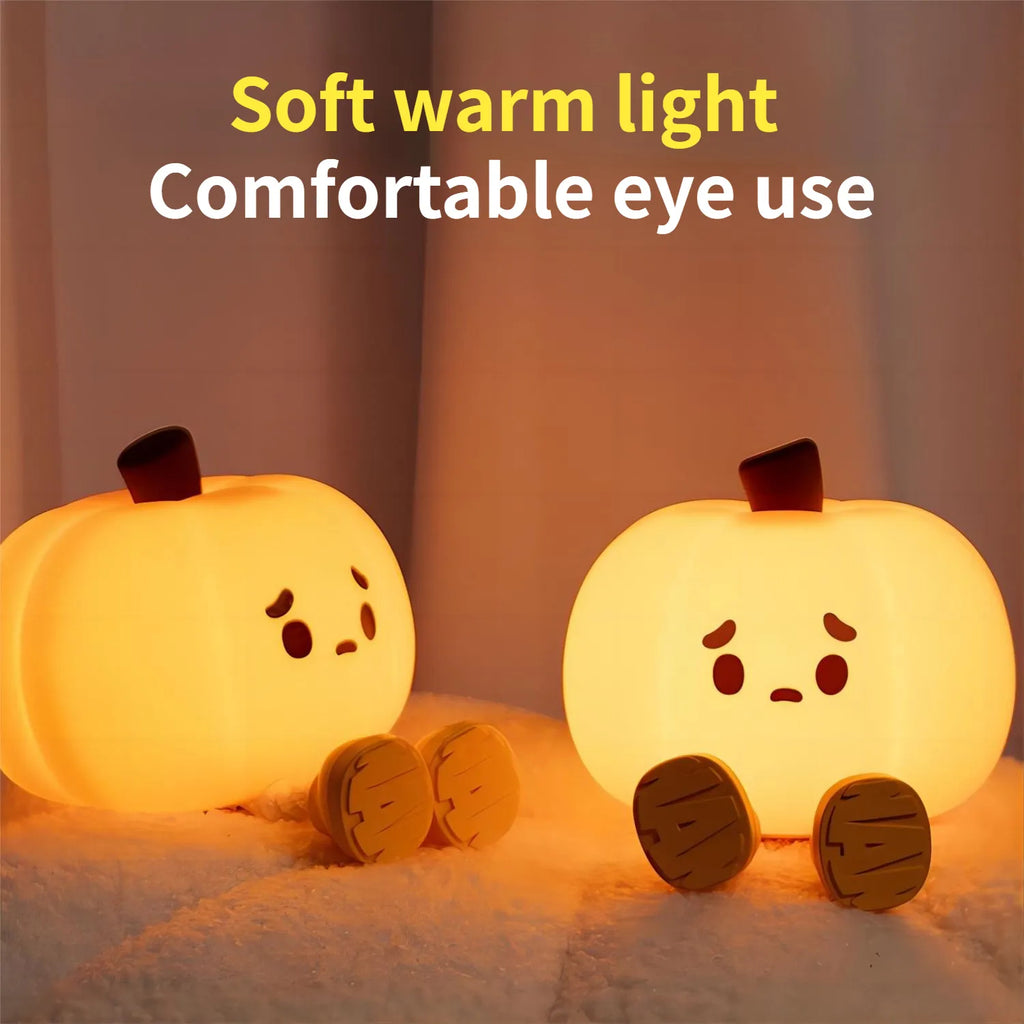 Rechargeable Silicone Pumpkin Night Light - product image 4